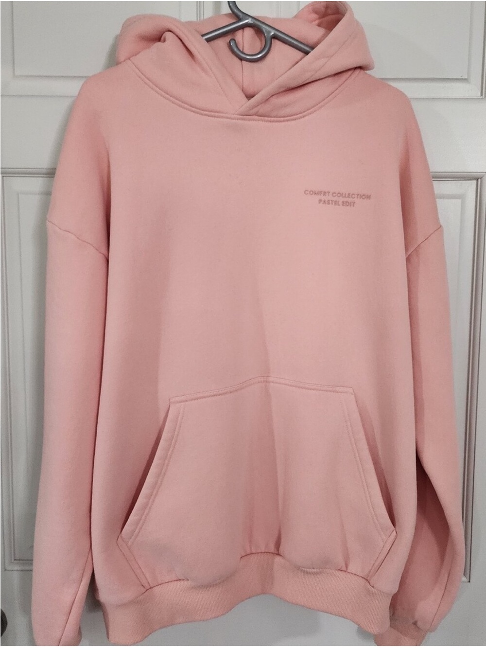 Comfrt Pastel Edit Pink Hoodie